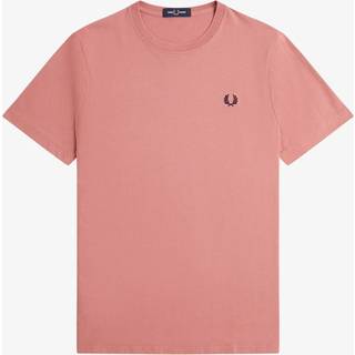 Fred Perry Crew Neck T Shirt Putty Pink