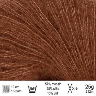 Tynd Silk Mohair garn fra Sandnes Garn - Chokolade