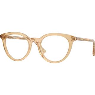 Burberry Kvinde BE2429 4167 Optiske stel Acetat Beige Transparent Rund Normal