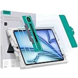 ESR 2 Pack Screen Protector för iPad Air 11 tum M2 2024 Tempererad glasfilm med Easy Application Tray Scratch Resistant HD Clarity
