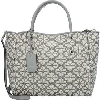Kate Spade New York Spade Flower Jacquard Håndtaske lysegrå