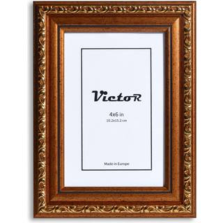Victor Picture Frame Chagall 4x6 Brown Gold Frame Vintage Antique rammer med skoddeprrrof akrylglas Barok/antik