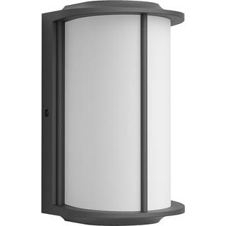 Philips LED udendørs væglampe Reese UE, Sort, Aluminium, Moderne