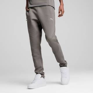 Men's Puma EVOSTRIPE Pants, Gray, Size XS, Clothing - Cast Iron - XS