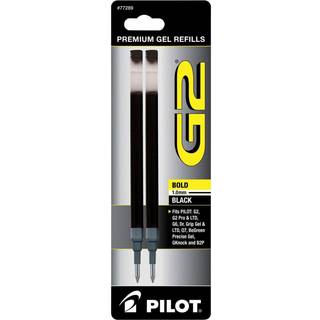 Pilot Corporation 77289 Gel Refills Bold 2/Pk Black