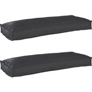 Palle Pudesæt 2 pcs Sort 100 x 40 x 8 cm Oxford stof