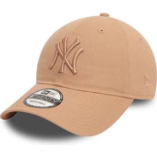 New York Yankees League Essential Beige 9TWENTY Adjustable Cap newera adult unisex Brown newera adult unisex Brown newera adult unisex Brown newera ad - Osfm