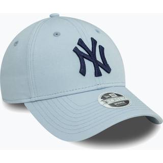 Hætte New Era MLB New York Yankees Metallic Logo 9FORTY Adjustable Cap Pastel blue/ Navy Universal - Navy - Universal