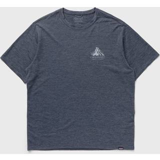 Patagonia Cap Cool Daily Graphic Shirt Lands Funktionsshirt Herrer størrelse S farve blå