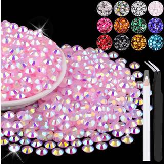 4000pcs 5 mm harpiks gelé rhinestones i bulk (lyseros