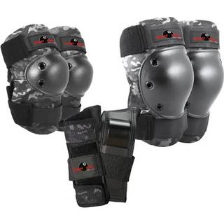 Eight Ball Skate Beskyttelsessæt Børn 3-pak (Charcoal Camo)