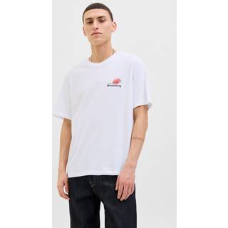 Jack & Jones Bradley Relaxed Fit Fruits Tee Bright White