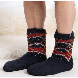 Totes Herre Mønster Vinter Slipper SokkerEn