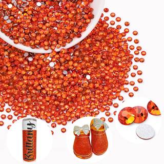 3000stcs SS8/2,5 mm krystal rhinestones (orange/hyacint) bedazzling fladback glas rhinestones til håndværk af DIY negle kunst makeup dekoration p