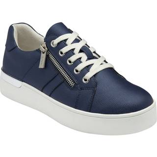 Lotus Lotus Blue Zip-Up Flat Trainers
