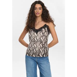 NÜMPH - Nuvictoria Strap Top - Gray Morn - 38 - Hvid - T-Shirts & Tops