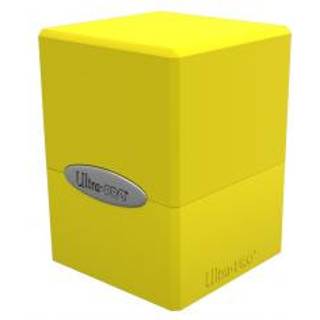 Satin terning - citron gul