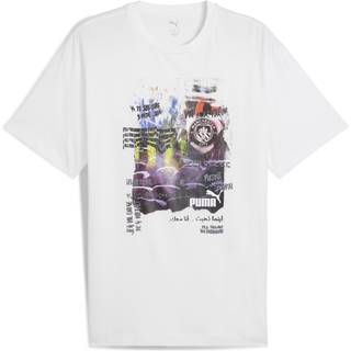 Men&#39;s Puma Manchester City ftbl NRGY+ T-Shirt, White, Size L, Clothing - White - L