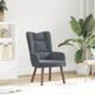 Afslappende stol Mørkegrå 63 x 67 x 94 cm Fløjl