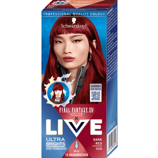 Schwarzkopf LIVE Ultra Brights Hårfarve 026 Dark Red