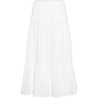 Gina Tricot-Lace maxi skirt-lange nederdele-Hvid-L-Dame