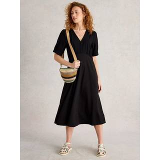 White Stuff White Stuff Megan Broderi Jersey Kjole - EU 46 (UK 18)