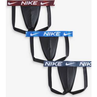 Nike 6-pak Dri-Fit Essential Micro Jockstrap - Black/Blue - Medium * Kampagne *