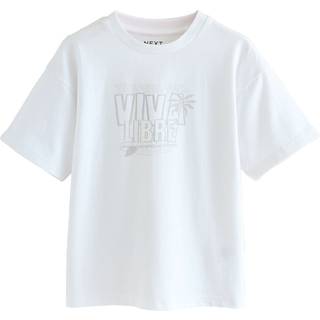 Next Relaxed Fit Kortærmet Graphic Tryk T-shirt (3-16år)