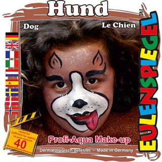 Eulenspiegel Hund makeup