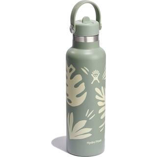 Hydro Flask 621ml Standard Flex Straw Cap Botanical Bliss Agave, OneSize