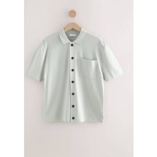 Next Relaxed Fit Premium Kortærmet Knit Knapper Polo-skjorterStor