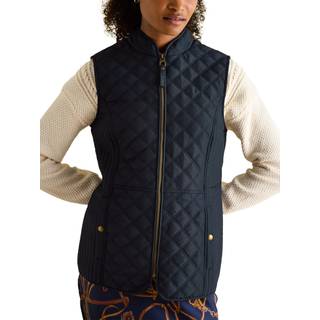 Joules Joules Minx Navy Blue Showerproof Diamond Quilted Gilet