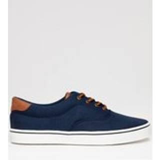 Threadbare Threadbare Navy Canvas Trainers