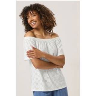 M & Co M & Co White Broderie Bardot Top
