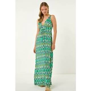 Roman Geometrisk V-hals Maxi42