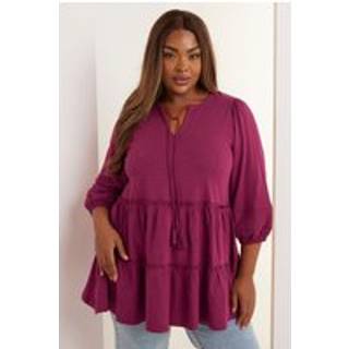 Yours Curve Yours Curve Slub Flerlags Boho 100% Bomuldstop
