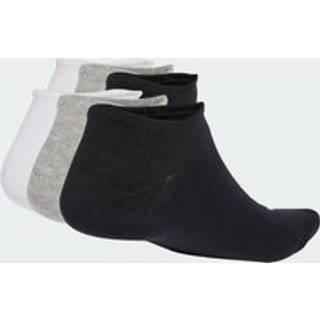 Liner sokker, 6 par - White / Medium Grey Heather / Black - 40-42