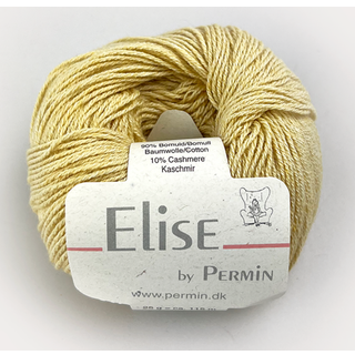 Elise garn fra Permin - Gul