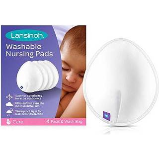 Lansinoh Washable Nursing Pads - white 4 Pieces