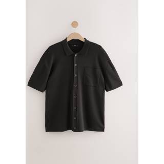 Next Relaxed Fit Premium Kortærmet Knit Knapper Polo-skjorterX-Small