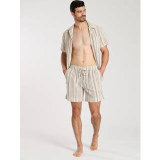 South Beach South Beach Blue Jacquard 100% Cotton Shorts