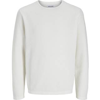 Ensfarvet Striktrøje