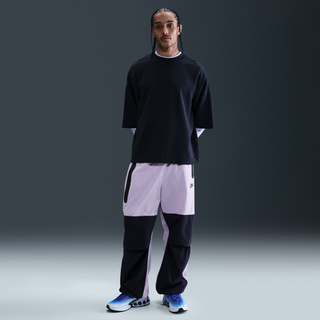Oversized Nike Tech-bukser i vævet materiale til mænd - lilla - L