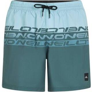 O'Neill Cali Stripe 16'' Boardshorts - M - blue upside down