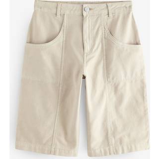 Next Ecru 100% Cotton Jort Shorts