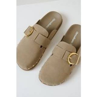 Threadbare Threadbare Natural Studded Mule Sandals