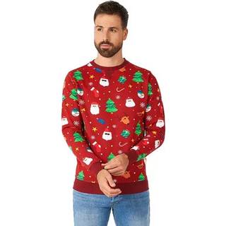 OppoSuits Festivity Red julebluse