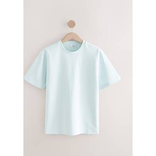 Next Light Blue Regular Fit Smart Soft Touch Heavyweight T-Shirt
