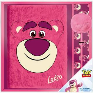 TOY STORY - Lotso - Premium Pack A5 Plush Notebook + Pen