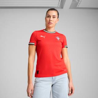 Women's Puma Portugal 2025 Home Jersey, Red, Size L, Clothing - Sugared Almond - L